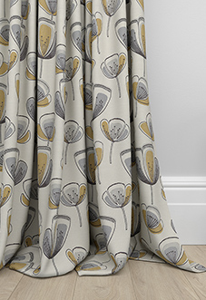 Helix, Gold - Made to Measure Curtains